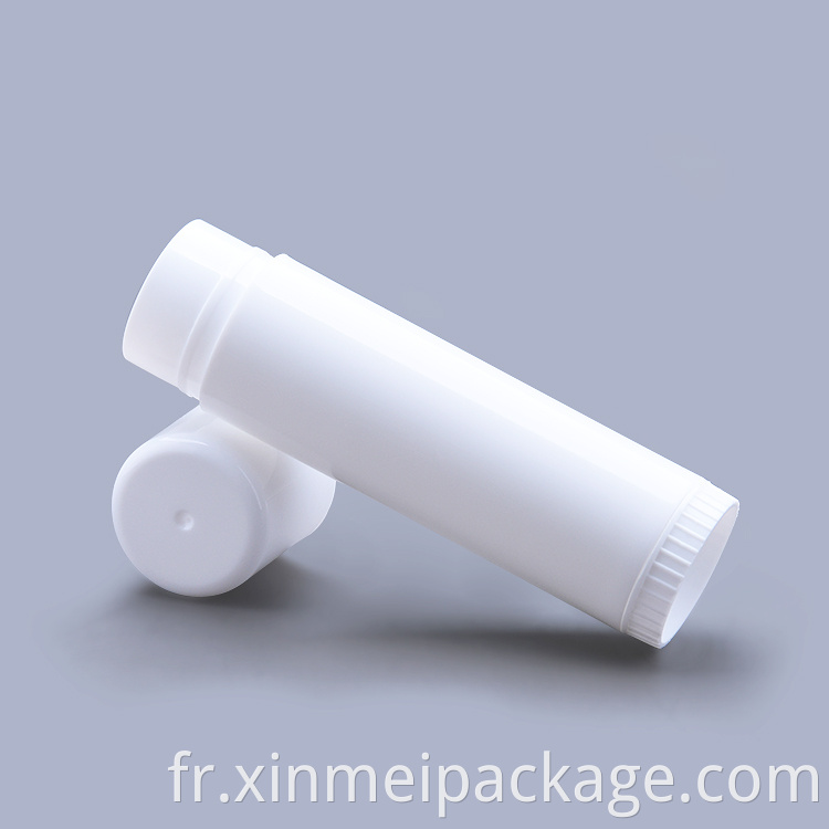 15g lip balm tube white